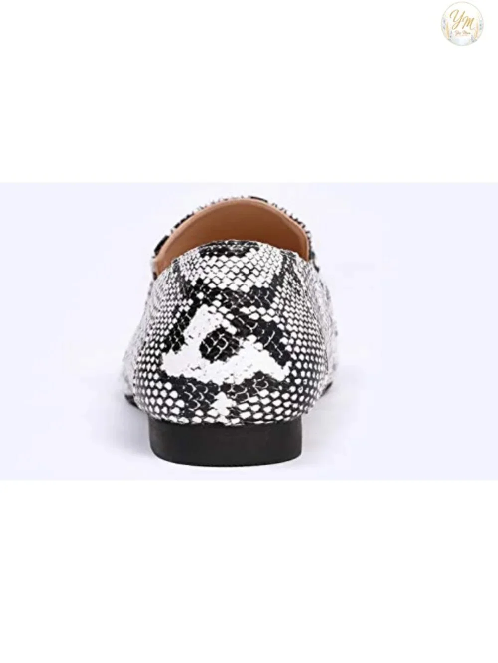 Fashion Trim Deco Loafer Slippers Women's Square Toe Slip On Flats